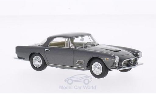 Modelauto Maserati 3500 GT Touring Coupe metallic grijs 1957 1/43 Neo