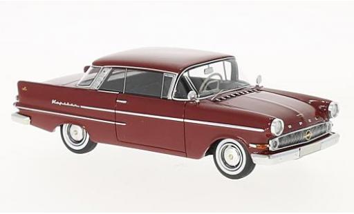 Modelauto Opel Capitaine P2.5/P2.6 P 2.6 Coupe Autenrieth rood fonc&Atilde;&copy; 1963 1/43 Neo