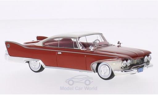 Modelauto Plymouth Fury Hardtop 2-Door Coupe rood/wit 1960 1/43 Neo