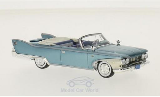 Modelauto Plymouth Fury Convertible Cabriolet metallic turquoise/wit 1960 1/43 Neo