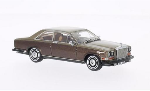 Modelauto Rolls Royce Camargue Base metallic bruin/gold 1975 1/43 Neo
