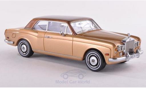 Modelauto Rolls Royce Corniche FHC gold/metallic bruin 1971 1/43 Neo