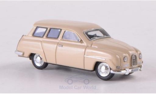 Modelauto Saab 95 Base beige 1/87 Neo