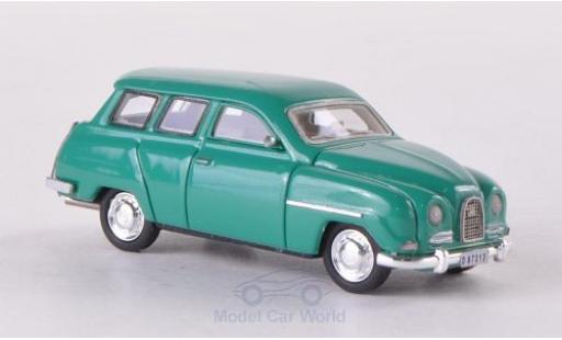 Modelauto Saab 95 Base groen 1961 1/87 Neo