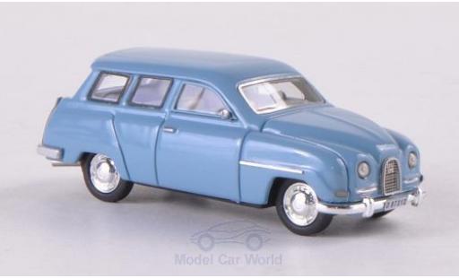 Modelauto Saab 95 Base blauw 1/87 Neo