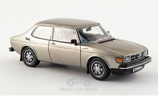 Modelauto Saab 99 EMS metallic grijs 1977 1/43 Neo