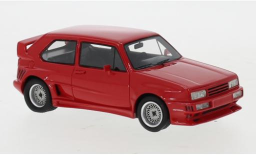 Modelauto Volkswagen Golf Base I Rieger GTO rood 1/43 Neo