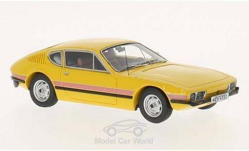Modelauto Volkswagen SP2 Base geel/Dekor 1974 1/43 Neo