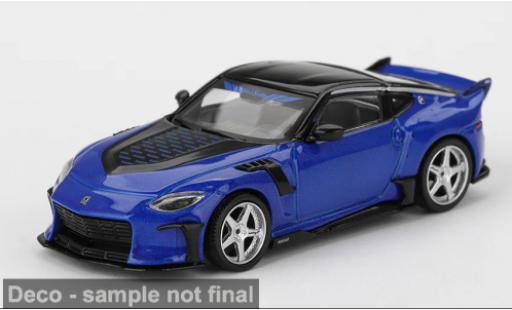 Modelauto Nissan Fairlady Z RZ34 blauw/zwart 2024 1/64 Mini GT