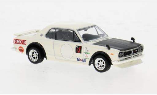 Modelauto Nissan Skyline 2000 GT-R (KPGC10) wit 1/64 Tarmac Works