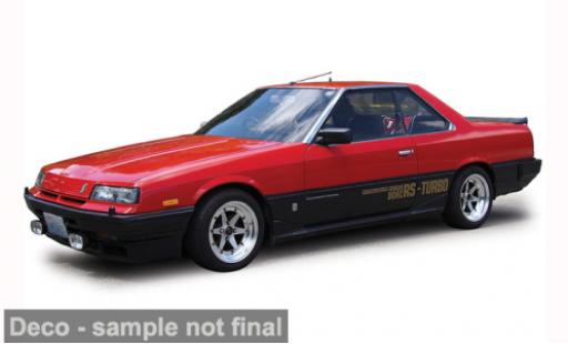 Modelauto Nissan Skyline RS-Turbo 2000 (R30) rood/zwart 1983 Iron Mask 1/64 IXO America
