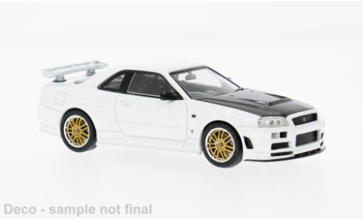 Modelauto Nissan Skyline R34 GT-R () wit 2002 1/43 IXO