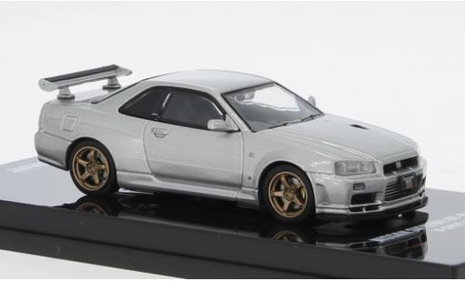 Modelauto Nissan Skyline Base GT-R ( grijs 1/64 INNO64