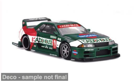 Modelauto Nissan Skyline R32 GTR () zwart 1989 1/64 Mini GT