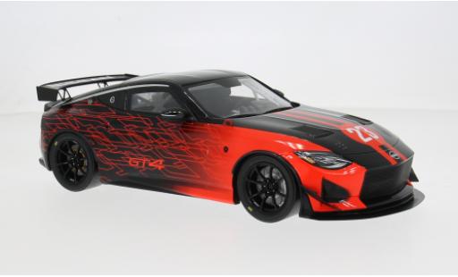 Modelauto Nissan Z GT4 Nissan Z rood/zwart 2022 1/18 Ottomobile