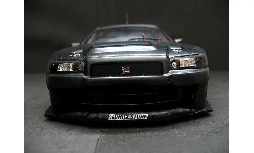 Nissan Skyline R34 1/18 Autoart JGTC test car modelauto