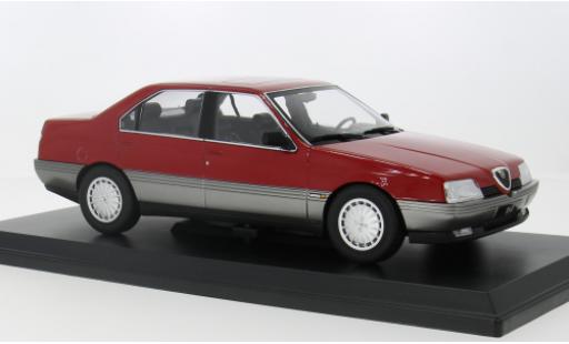 Modelauto Alfa Romeo 164 berlina rood 1991 1/18 Norev