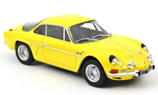 Modelauto Alpine A110 1600 s 1600S geel 1971 1/18 Norev