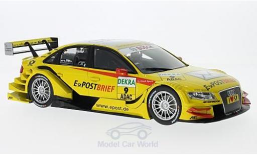 Modelauto Audi A4 dtm No.9 EPost Brief 2011 M.Rockenfeller 1/18 Norev