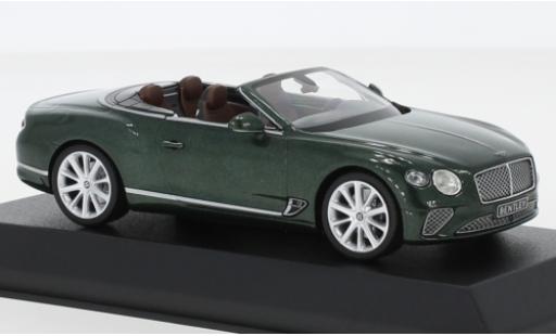 Modelauto Bentley Continental GTC metallic groen 2019 1/43 Norev