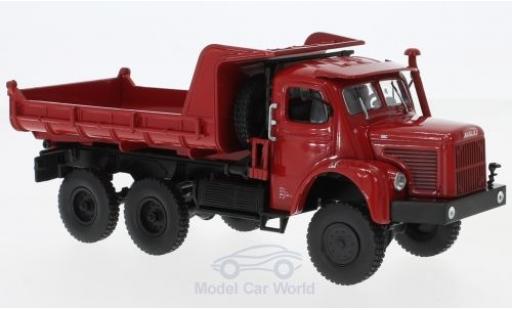 Modelauto Berliet GBC camion 8 6x6 Benne rood 1958 1/43 Norev