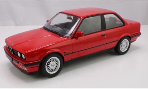 Modelauto Bmw 325 coupe i (E30) rood 1988 1/18 Norev