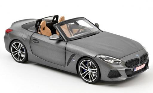 Modelauto Bmw Z4 roadster (G29) mat-grijs 2018 kap ougroen 1/18 Norev