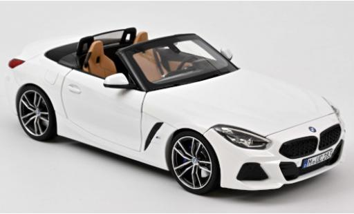 Modelauto Bmw Z4 roadster wit 2018 1/18 Norev