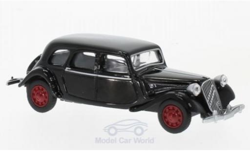 Modelauto Citroen Traction 15 -SIX zwart 1939 1/64 Norev