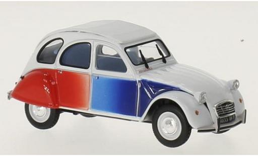 Modelauto Citroen 2 CV Berline Cocorico wit/Dekor 1986 1/43 Norev
