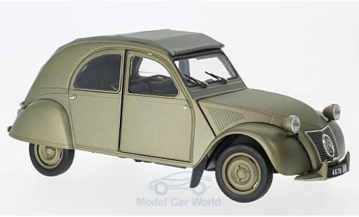 Modelauto Citroen 2CV Berline A mat-grijs 1950 1/18 Norev