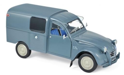 Modelauto Citroen 2CV Fourgonnette Bestelbusje AK350 blauw 1966 1/18 Norev