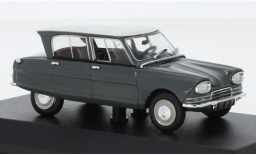 Modelauto Citroen Ami 6 Berline grijs/wit 1967 1/43 Norev