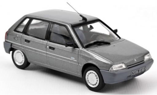 Modelauto Citroen AX TEN metallic grijs 1992 1/43 Norev
