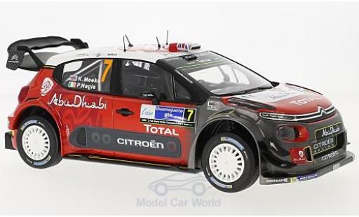Modelauto Citroen C3 WRC No.7 Rally WM Rally Mexico 2017 K.Meeke/P.Nagle 1/18 Norev
