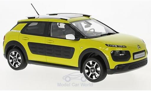Modelauto Citroen C4 Cactus SUV Cactus geel/zwart 2014 1/18 Norev
