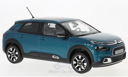 Modelauto Citroen C4 Cactus SUV Cactus metallic blauw 2018 1/18 Norev