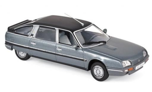 Modelauto Citroen CX Turbo 2 2 Prestige metallic grijs/zwart 1986 1/43 Norev