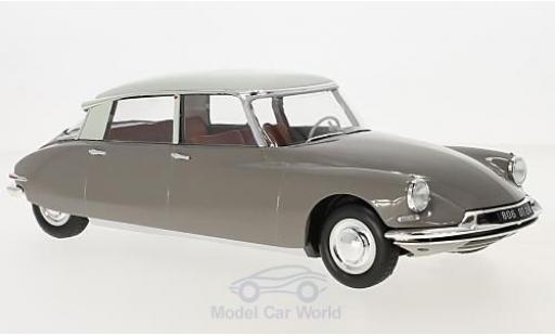 Modelauto Citroen DS 19 grijs/grijs 1959 1/18 Norev
