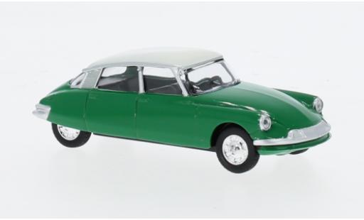 Modelauto Citroen DS 19 groen/wit 1958 1/64 Norev