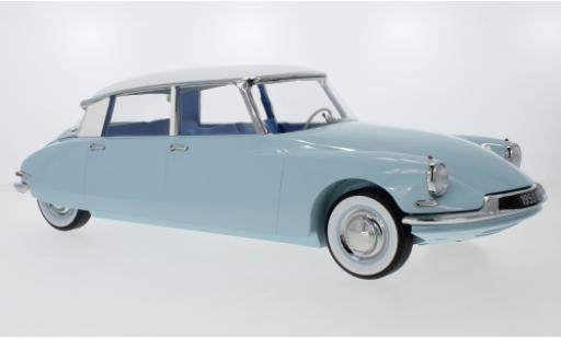 Modelauto Citroen DS 19 blauw/wit 1959 1/18 Norev