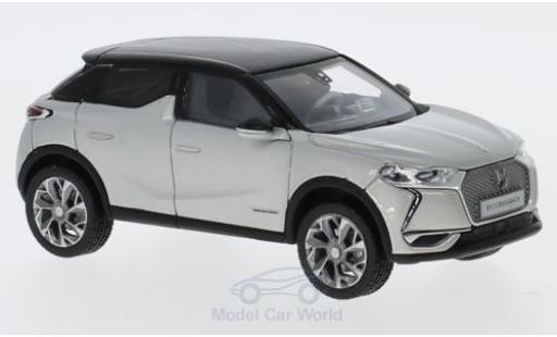 Modelauto DS Automobiles DS3 SUV Citroen DS 3 Crossback grijs/zwart 2019 1/43 Norev