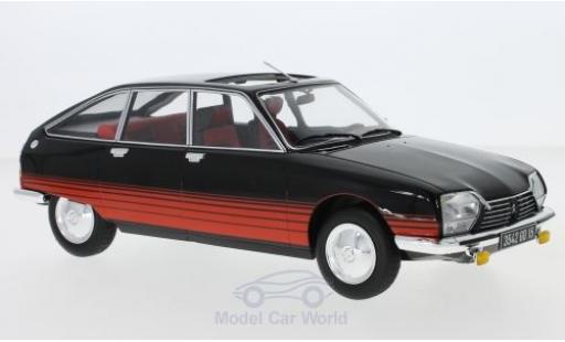 Modelauto Citroen GS Berline Basalte zwart/rood 1978 1/18 Norev