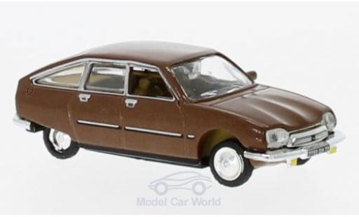 Modelauto Citroen GS Pallas metallic bruin 1978 1/87 Norev