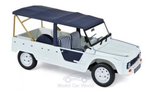 Modelauto Citroen Mehari Azur wit/blauw 1983 1/18 Norev
