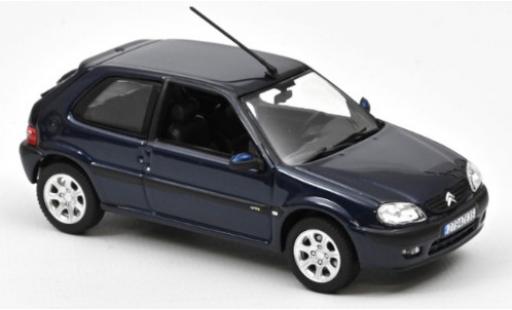Modelauto Citroen Saxo VTS blauw 2000 1/43 Norev