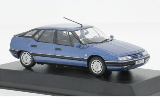 Modelauto Citroen XM Berline blauw 1995 1/43 Norev