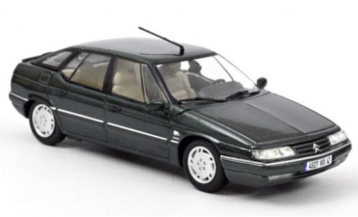 Modelauto Citroen XM Berline metallic groen 1995 1/43 Norev