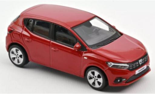 Modelauto Dacia Sandero Berline rood 2021 1/43 Norev