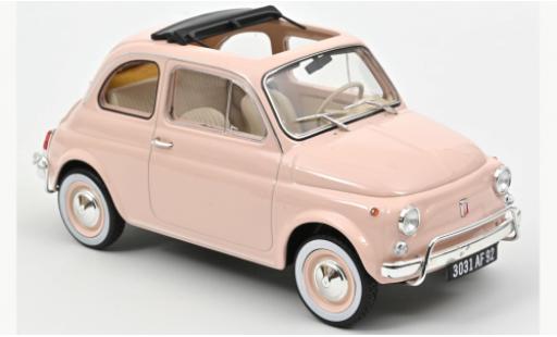 Modelauto Fiat 500 L roze 1968 1/18 Norev